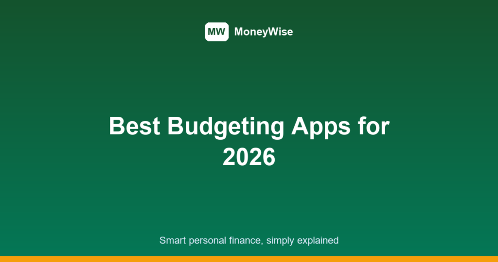 best budgeting apps featured image